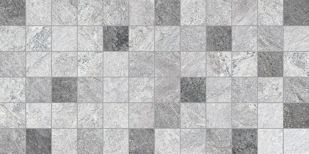 Плитка настенная Global Tile Balance Серый мозаика 20x40 см (1039-8219)