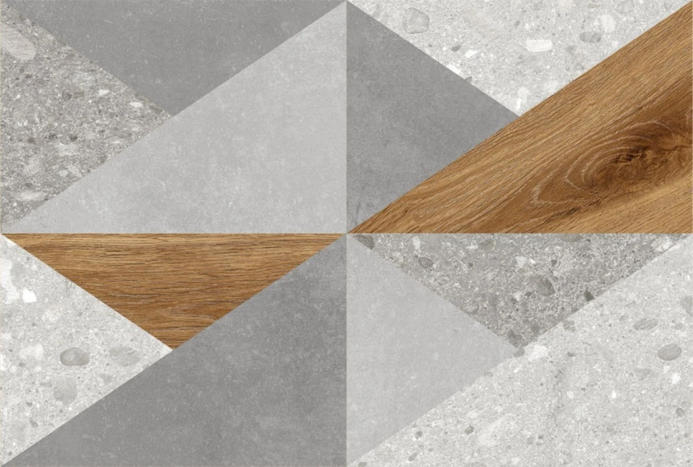 Плитка настенная Global Tile Vision Светло-серый декор 27x40 см (9VI0164M)
